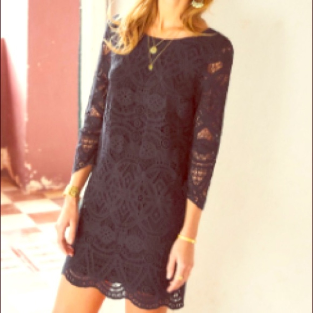 Sezane lace Sarah dress in size 6 (fr sz 38)